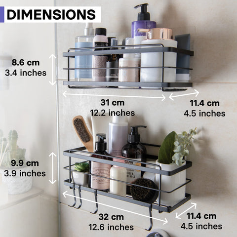 KINCMAX no-drill installation helps protect walls while upgrading bathroom storage.