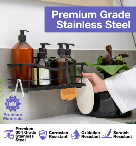 Close up of KinCMAX 304 stainless steel showing rustproof durability.