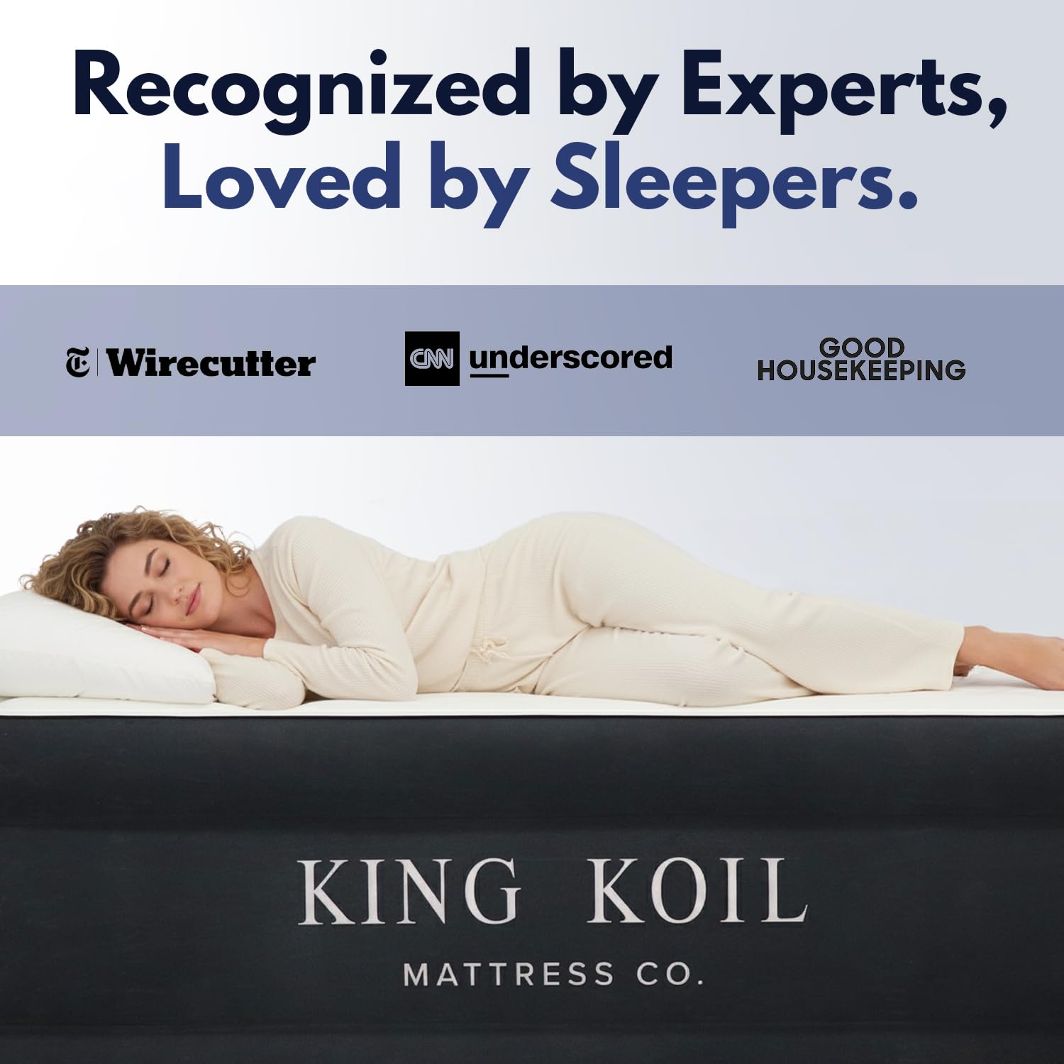 King Koil 1 year manufacturer warranty adds peace of mind.
