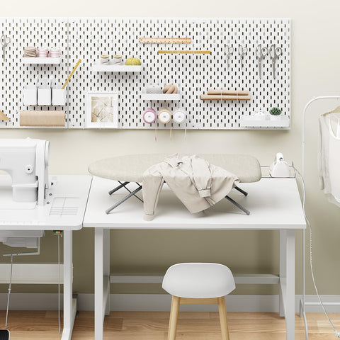 KINGBOARD beige table top ironing board blends with home decor