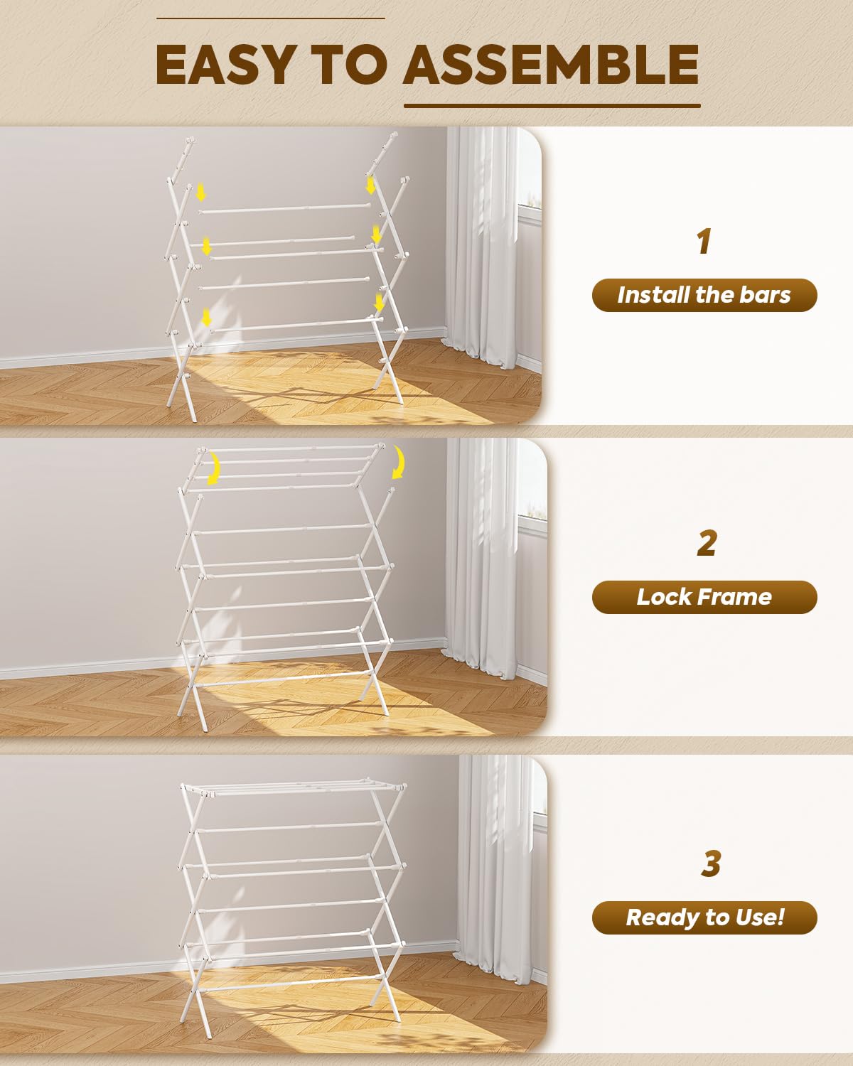 KINGBOARD easy-assembly system installs in minutes.