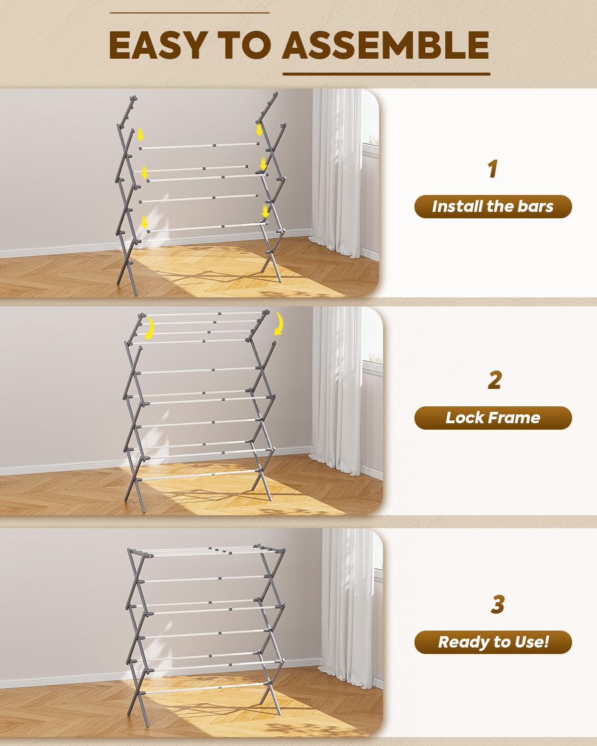 KINGBOARD quick assembly in minutes with no tools required