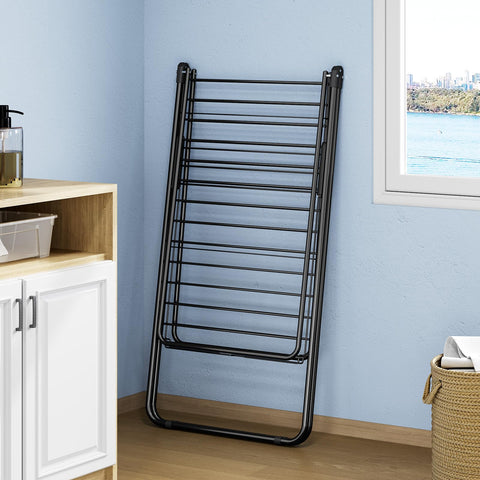 KINGBOARD 32-rods capacity handles family laundry across multiple loads.