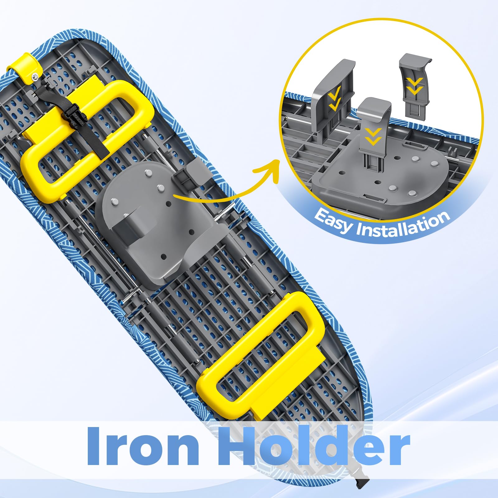 KINGBOARD heat-resistant cotton cover protects fabrics during ironing.