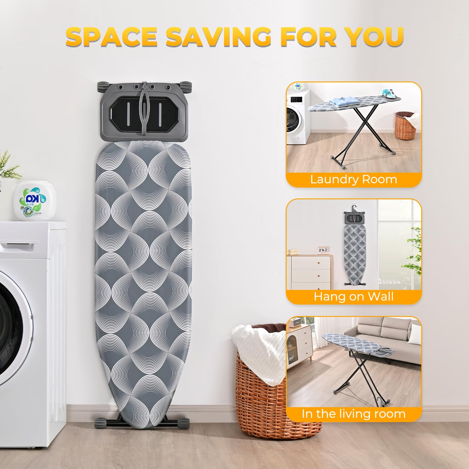 KINGBOARD folding design saves space and simplifies storage