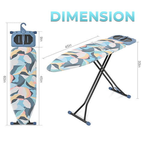 KINGBOARD ironing board folds for convenient portability and compact storage