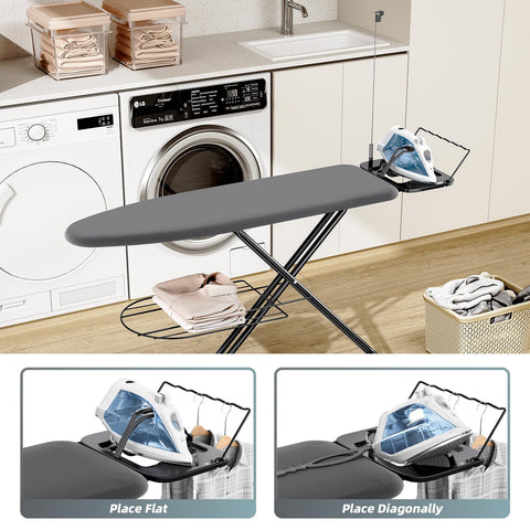 Kingboard ironing board foldable stand saves space when stored