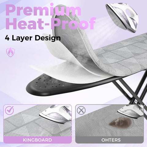 KINGBOARD foldable design for compact storage and portability