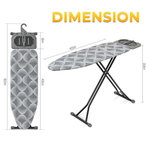 KINGBOARD ironing board iron rest provides convenient iron placement during ironing