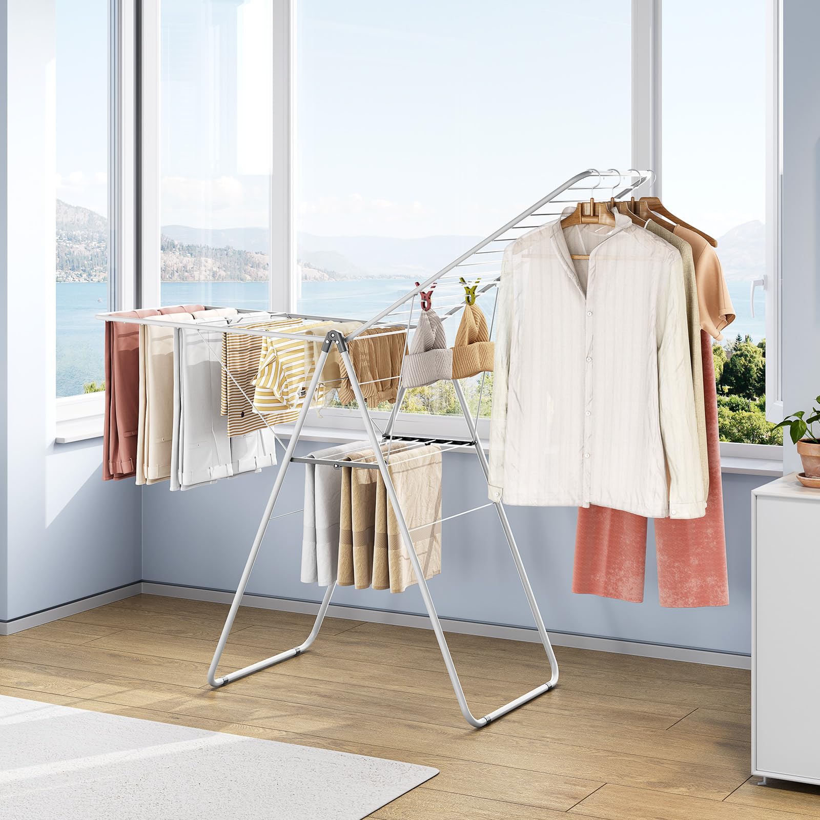 KINGBOARD second-tier rack handles socks and small items