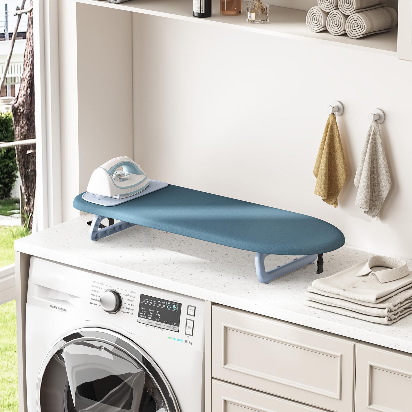Kingboard sturdy frame with safety latch prevents accidental closure.
