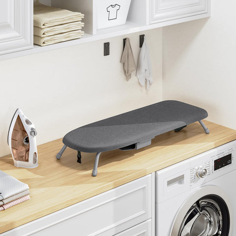 Compact dorm friendly ironing board ready for small spaces
