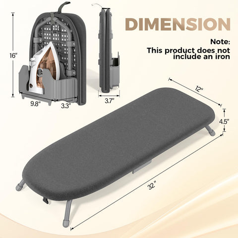 KINGBOARD heat resistant cover on smooth ironing surface