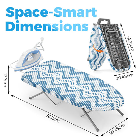 Kingboard ironing board iron rest provides safe space for the iron