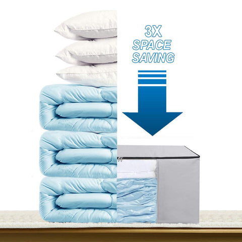 Kingdom Home storage tote material with sturdy handles.