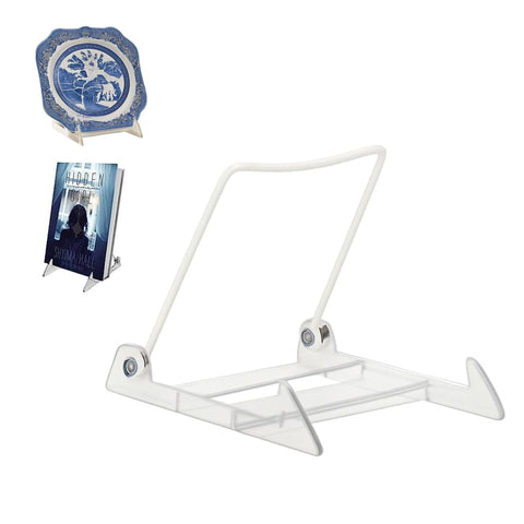 Kingdom Solutions adjustable acrylic easel plate stand for stable plate displays