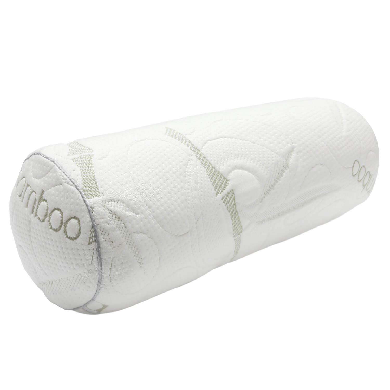 Kingnex Bolster Roll Pillow under knees for back comfort and alignment.
