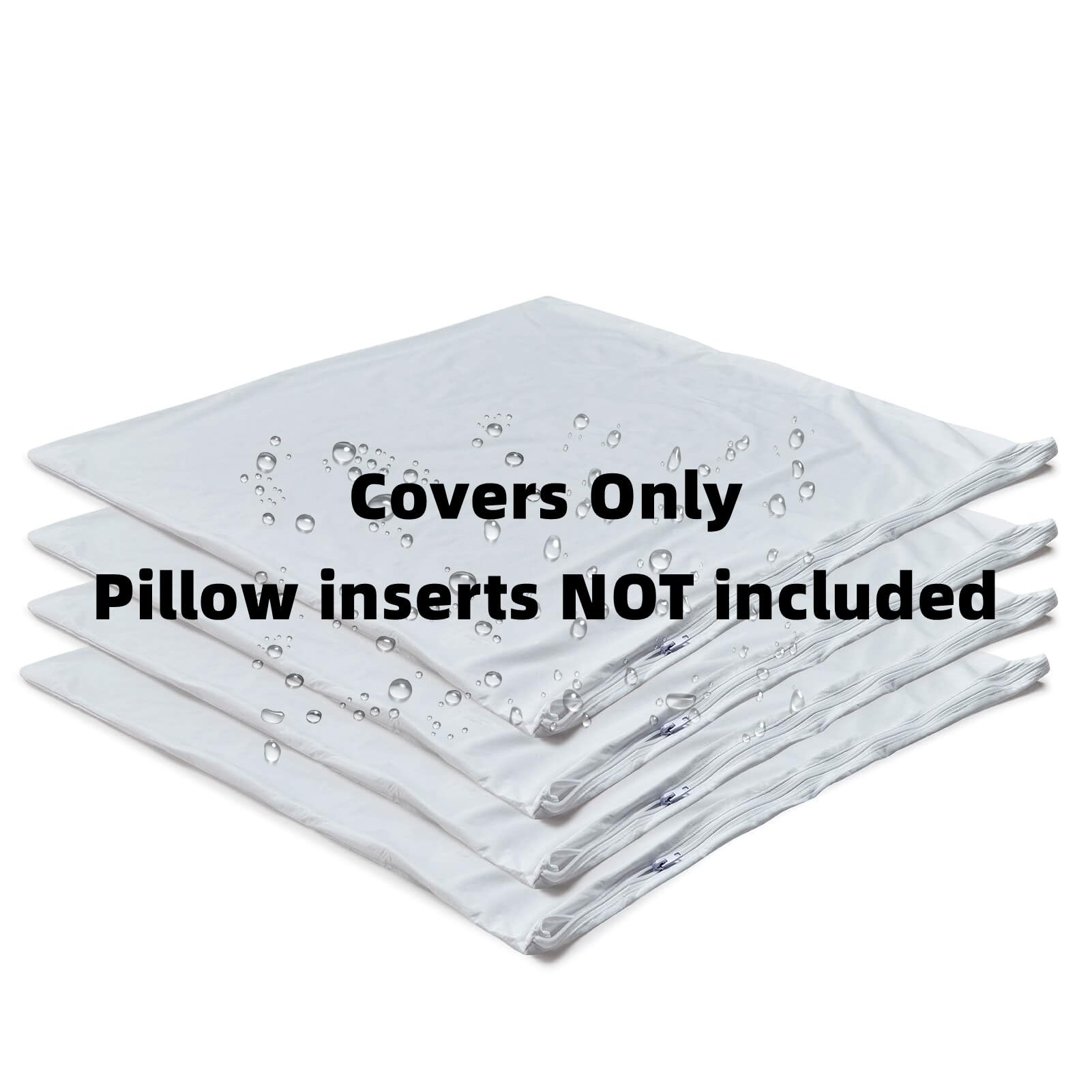 Kingnex featherproof pillow cover prevents feather poke through for smoother sleep