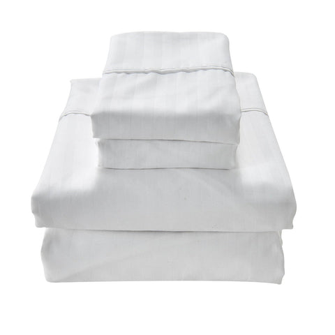 Kingnex fitted sheet on sleeper sofa provides secure stretchable fit.