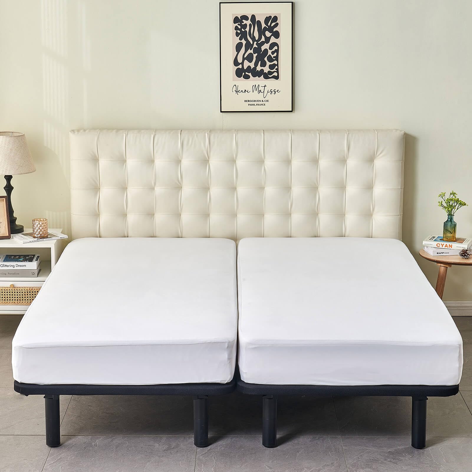 Kingnex deep-pocket fit stretches over mattresses up to 18 inches