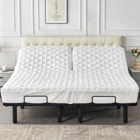 Kingnex TPU waterproof back layer blocks liquids to protect the mattress.