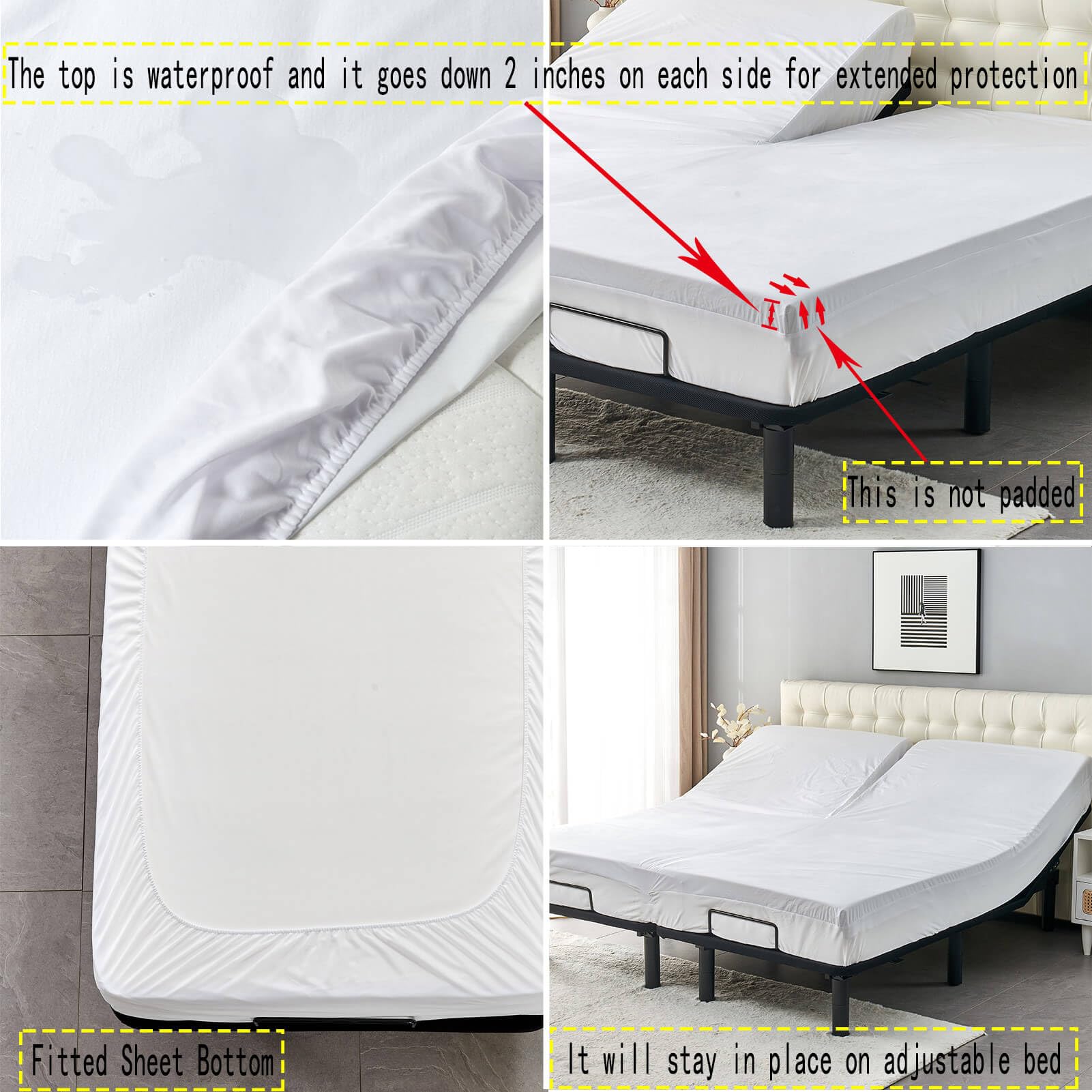 Kingnex upper-flex split protector in action on adjustable head