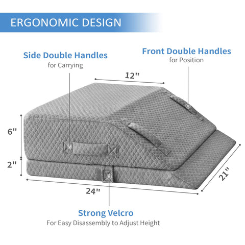 KingPavonini non-slip silicone bottom keeps the wedge in place.