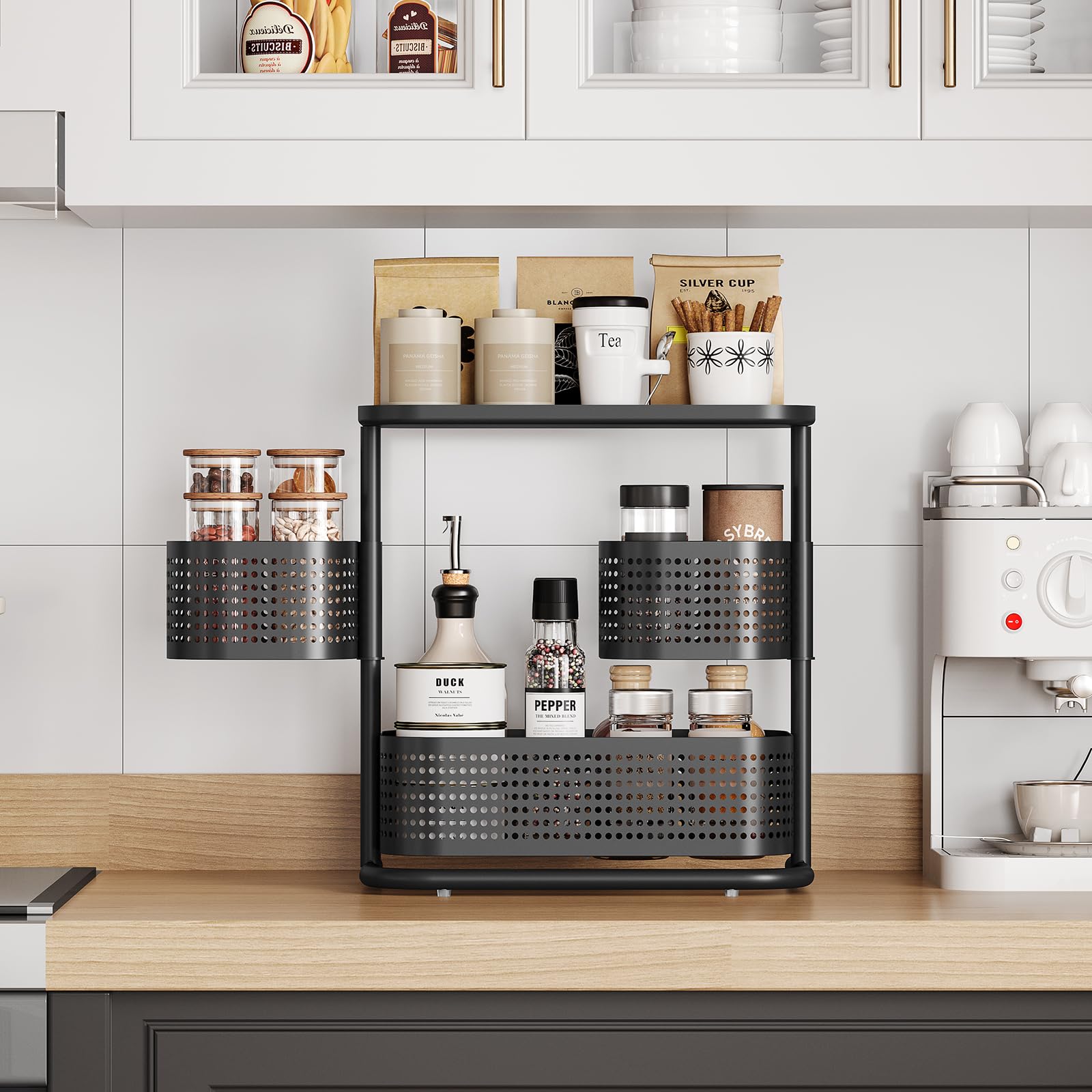 KINGRACK ideal as a bedroom nightstand organizer for essentials.