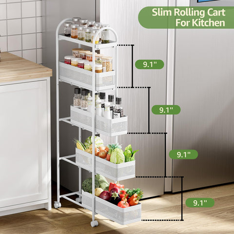 KINGRACK cart top surface for handy extra workspace.
