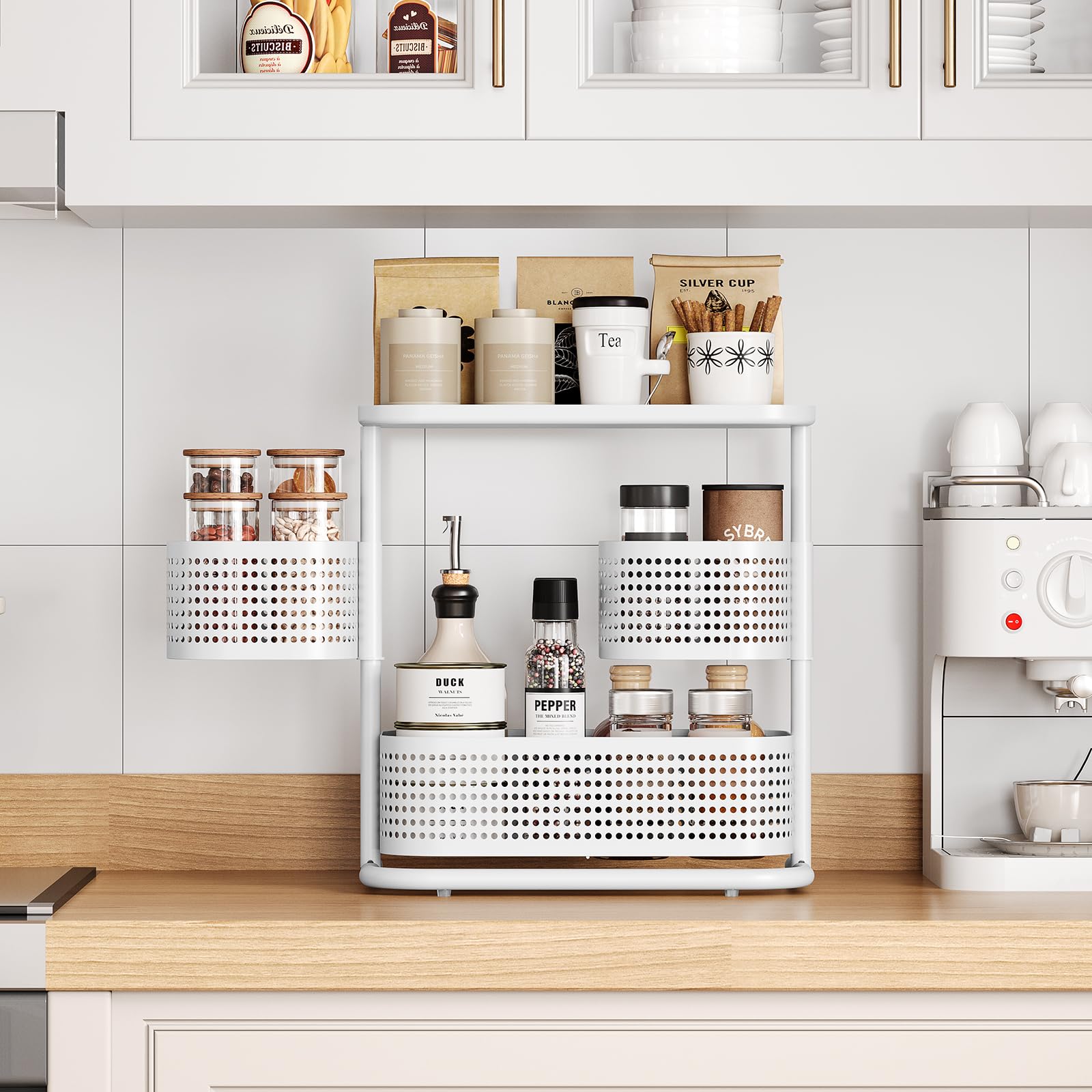 KINGRACK baby bottle station keeps feeding supplies tidy