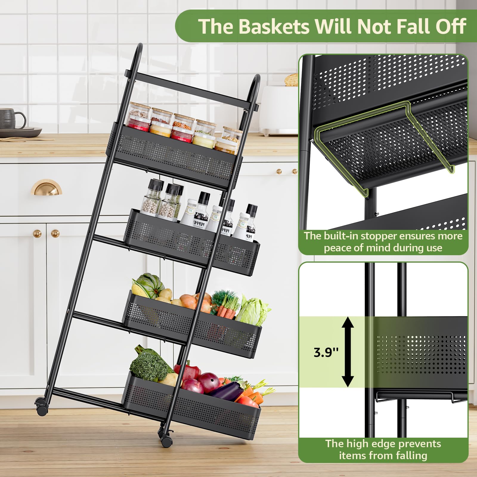 KINGRACK slim design fits narrow spaces like hallways.