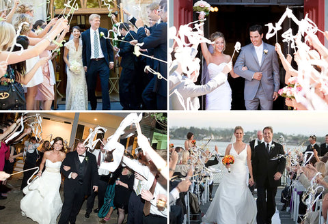 Kingsnow 100 pack ribbon wands for large celebrations