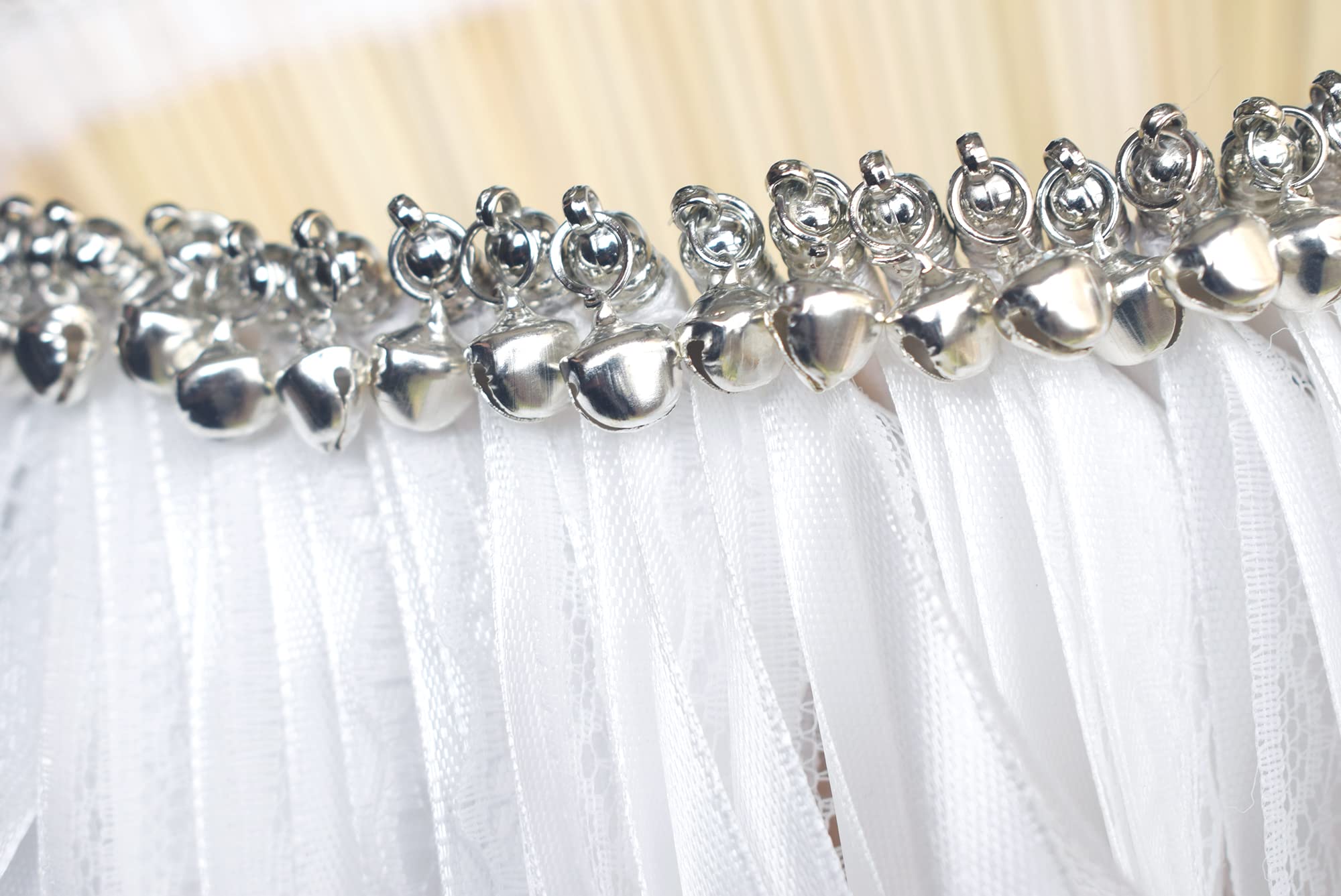 Kingsnow off white lace sash detail on ribbon wand