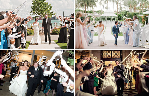 Kingsnow ribbon wands for ceremonies create warm interaction.