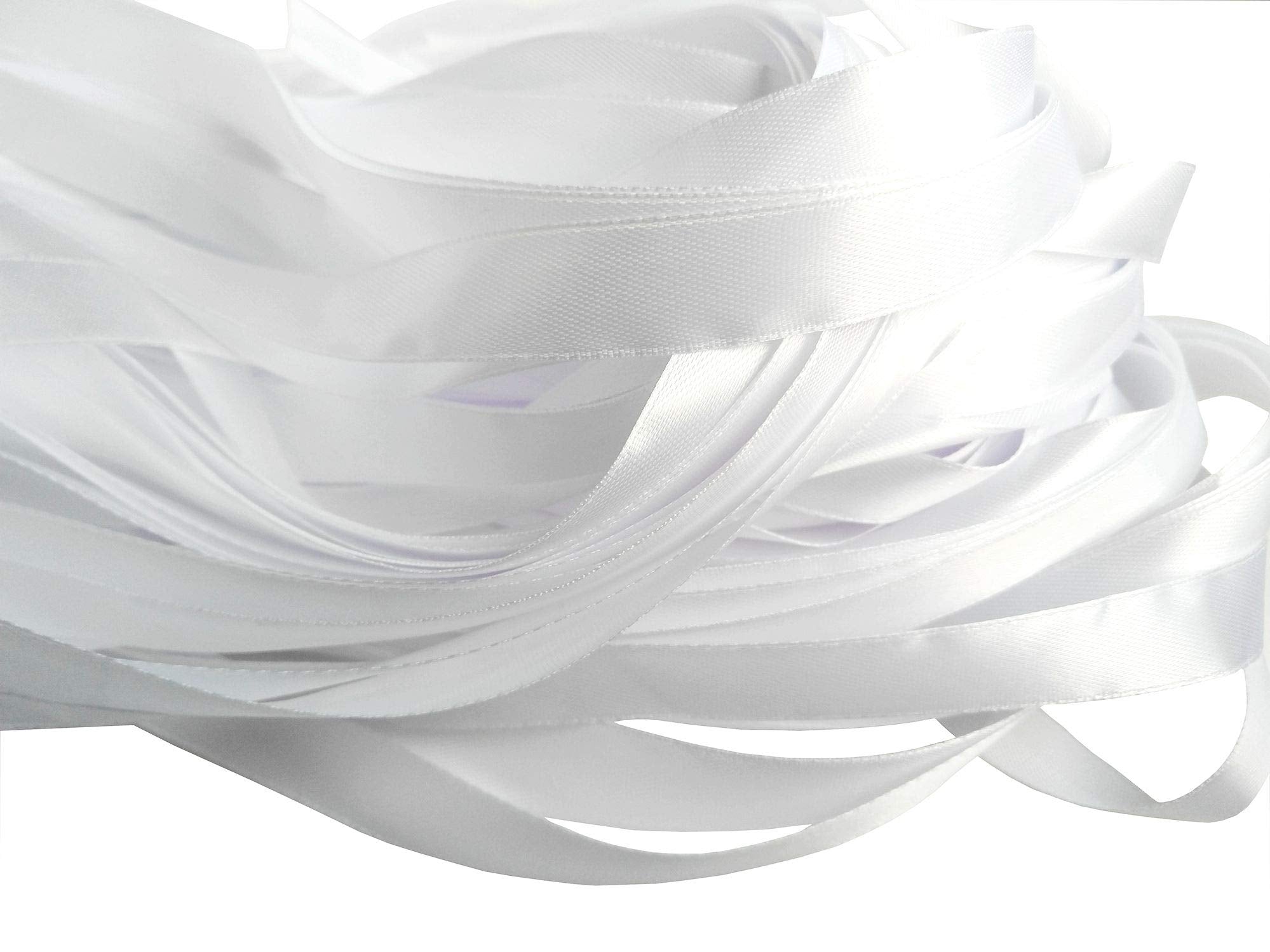 Kingsnow white wedding wands with 30 cm stick for elegant ceremony moments.