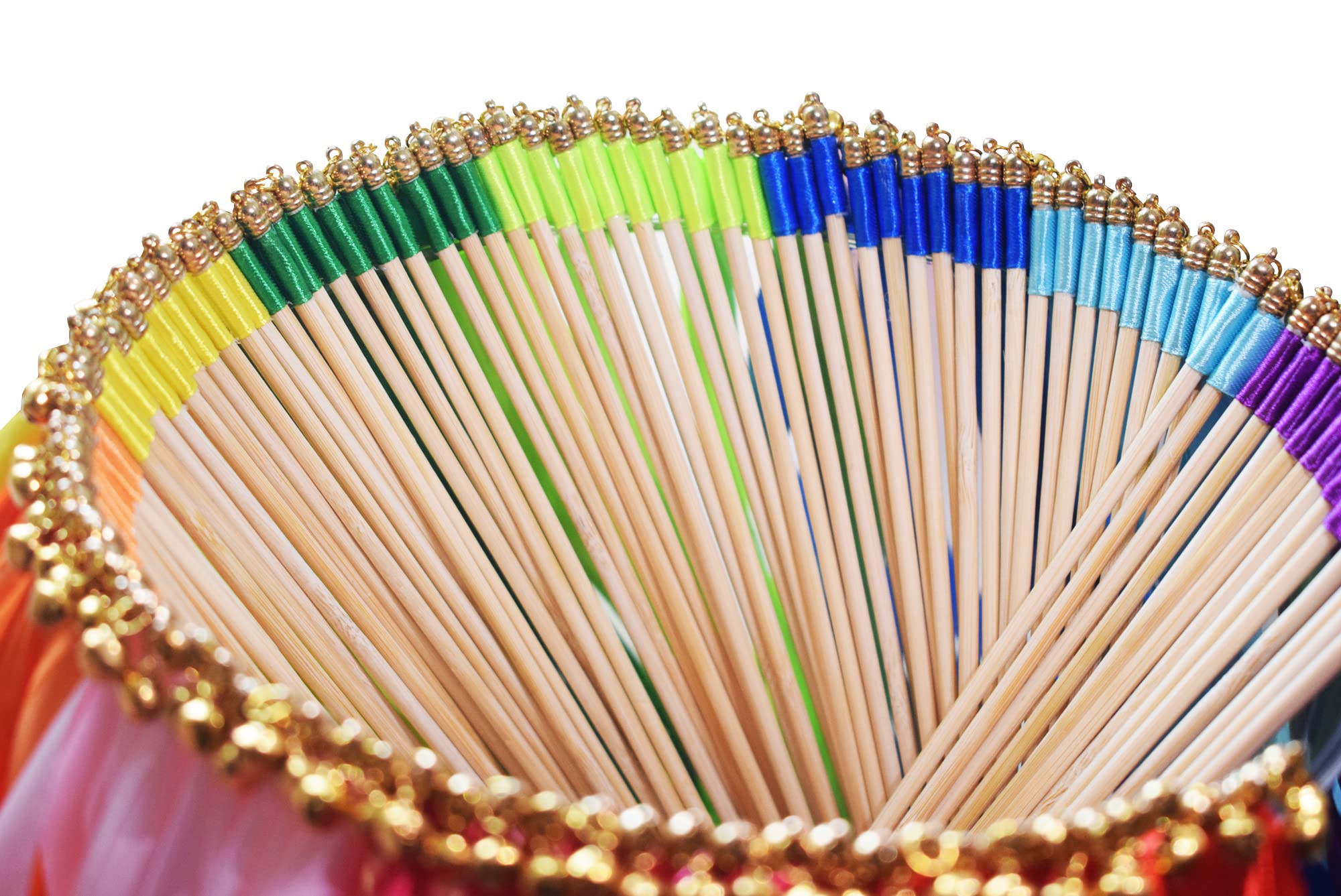 Kingsnow wand features a smooth wooden handle for easy waving.