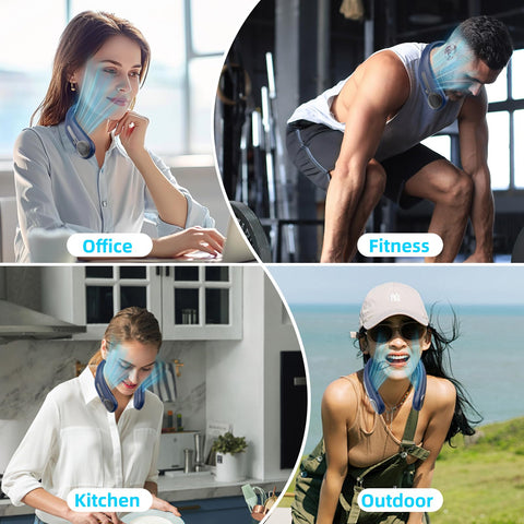 Kinhowly ultra-quiet motor keeps you cool without distraction.