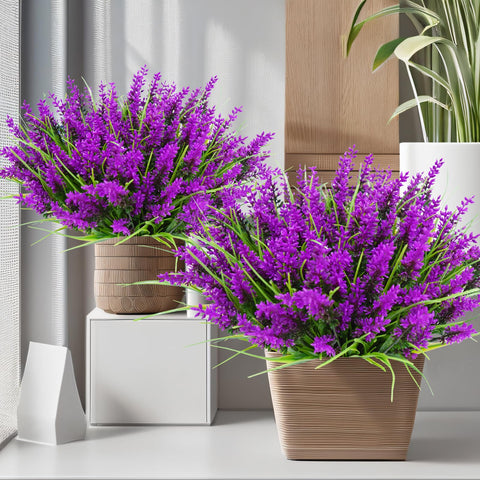 Kinisty lavender bouquets at 35 cm with seven bendable stems for flexible arrangements.