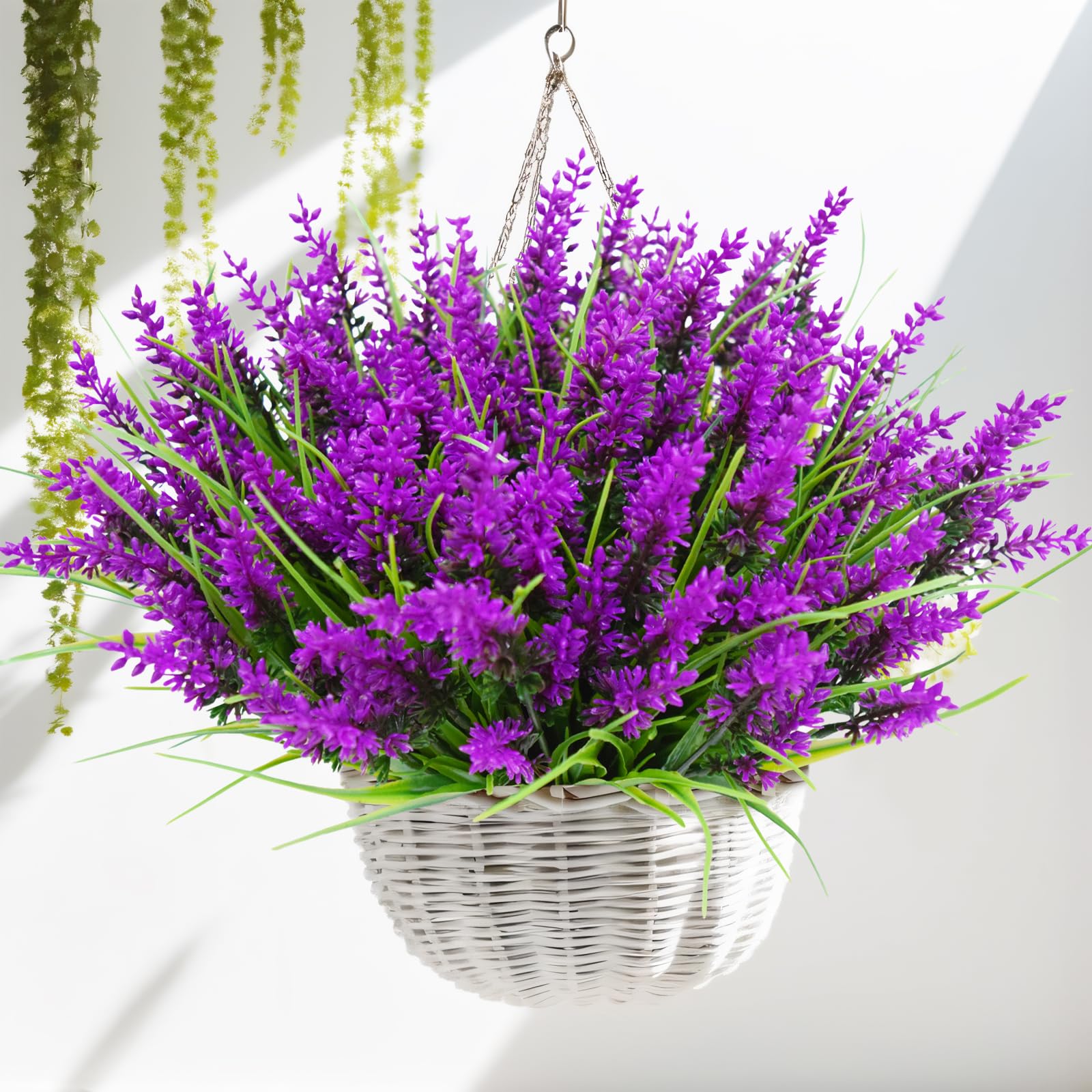Kinisty weatherproof UV-resistant artificial flowers suitable for outdoor use.