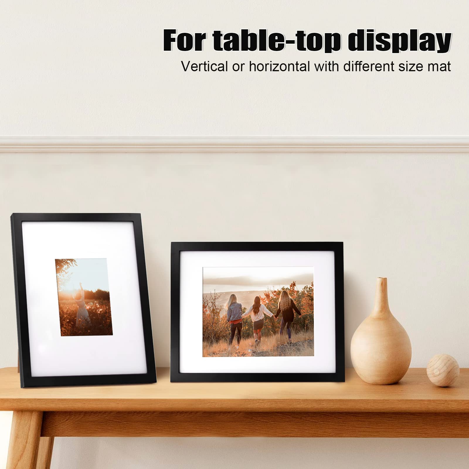 KINLINK wall-mount frame with dual hangers for vertical or horizontal layouts
