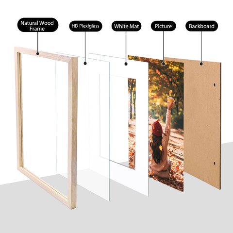 Kinlink A2 frame compatible with A3 mat display for elegance.