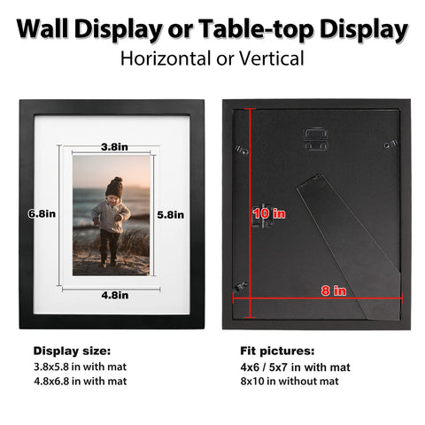 Kinlink acrylic front protection with natural wood frame