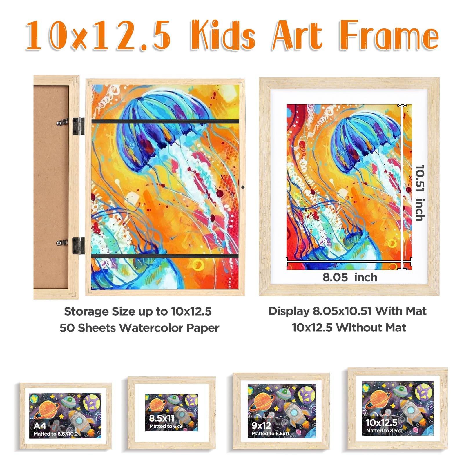 KINLINK multi-purpose art display for kids suitable for classrooms and home.