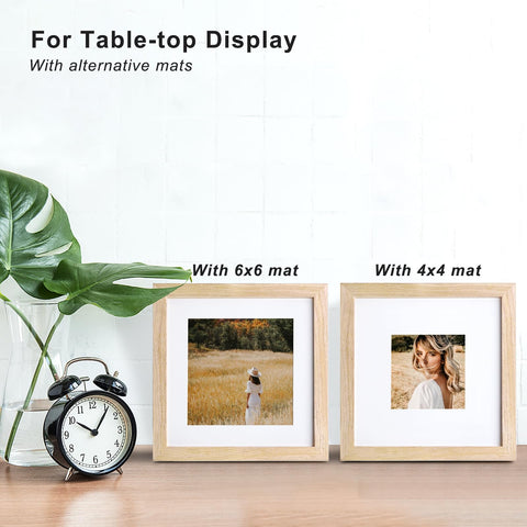 KINLINK wood frame tabletop display suitable for shelves or mantels