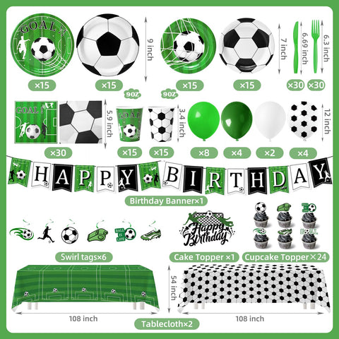 Kinovo soccer cups 9oz for spill-free sipping during the party