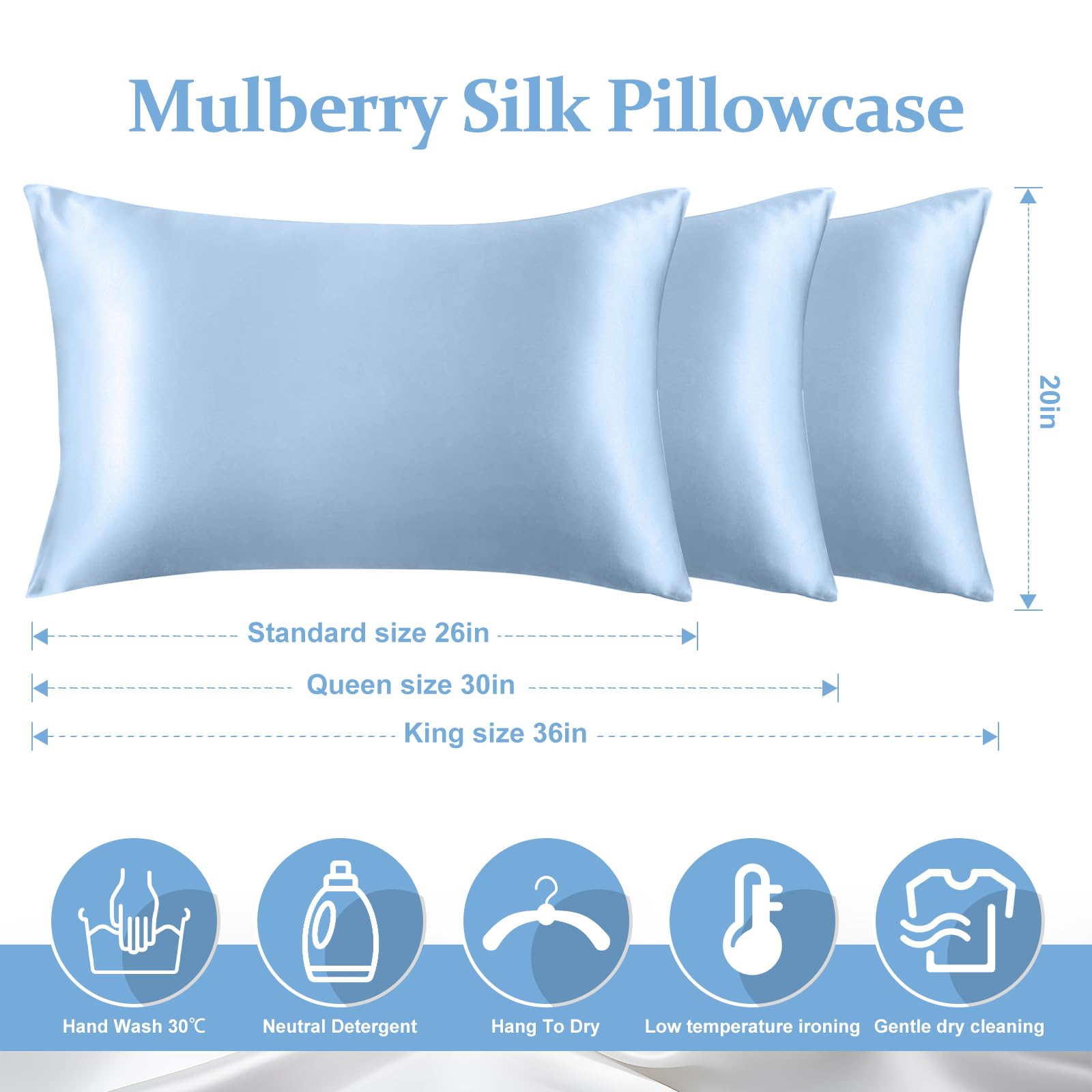 Kinself hidden-zip design keeps pillow in place for easy nightly use.