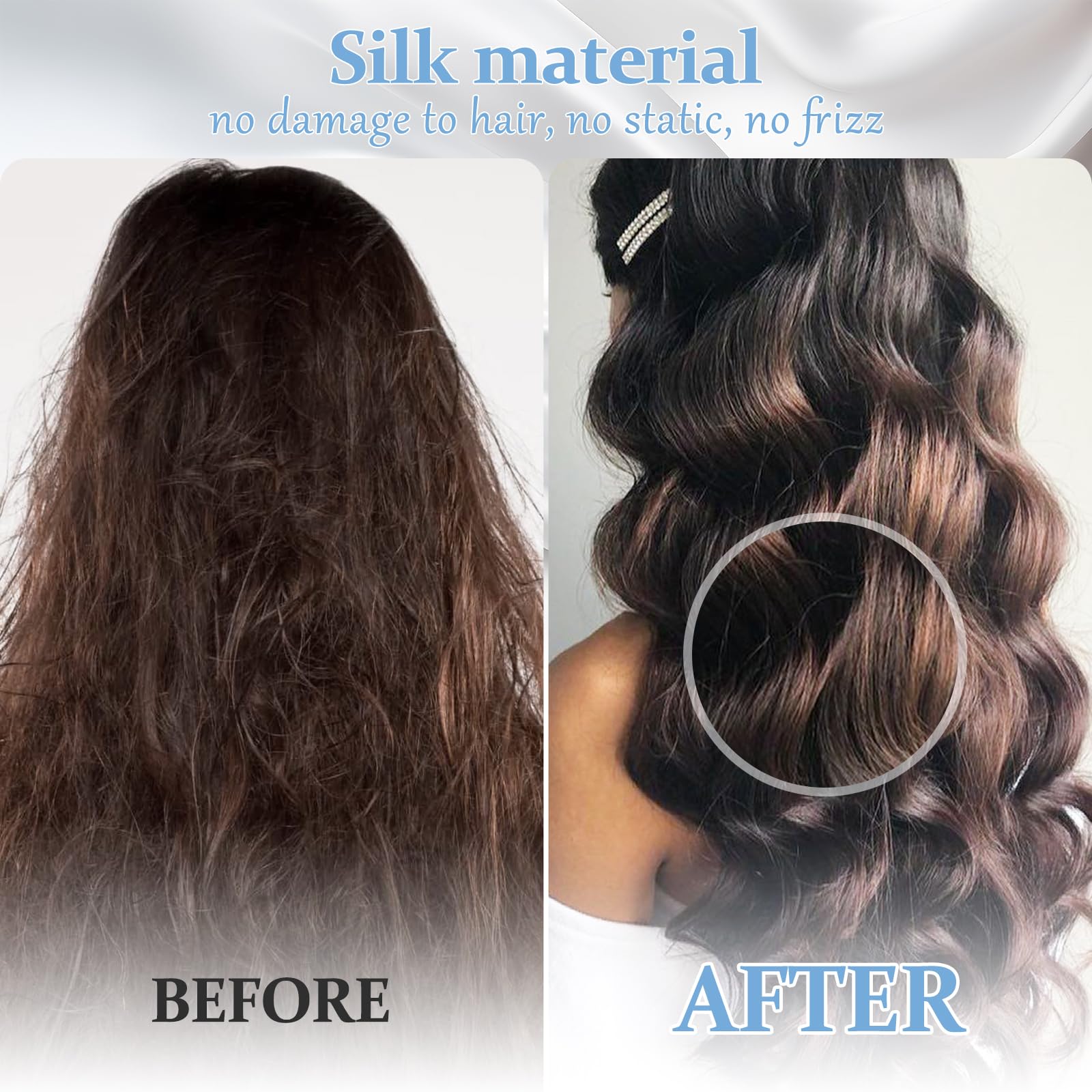 Kinself cooling silk pillowcase helps staying comfortable in warm nights.