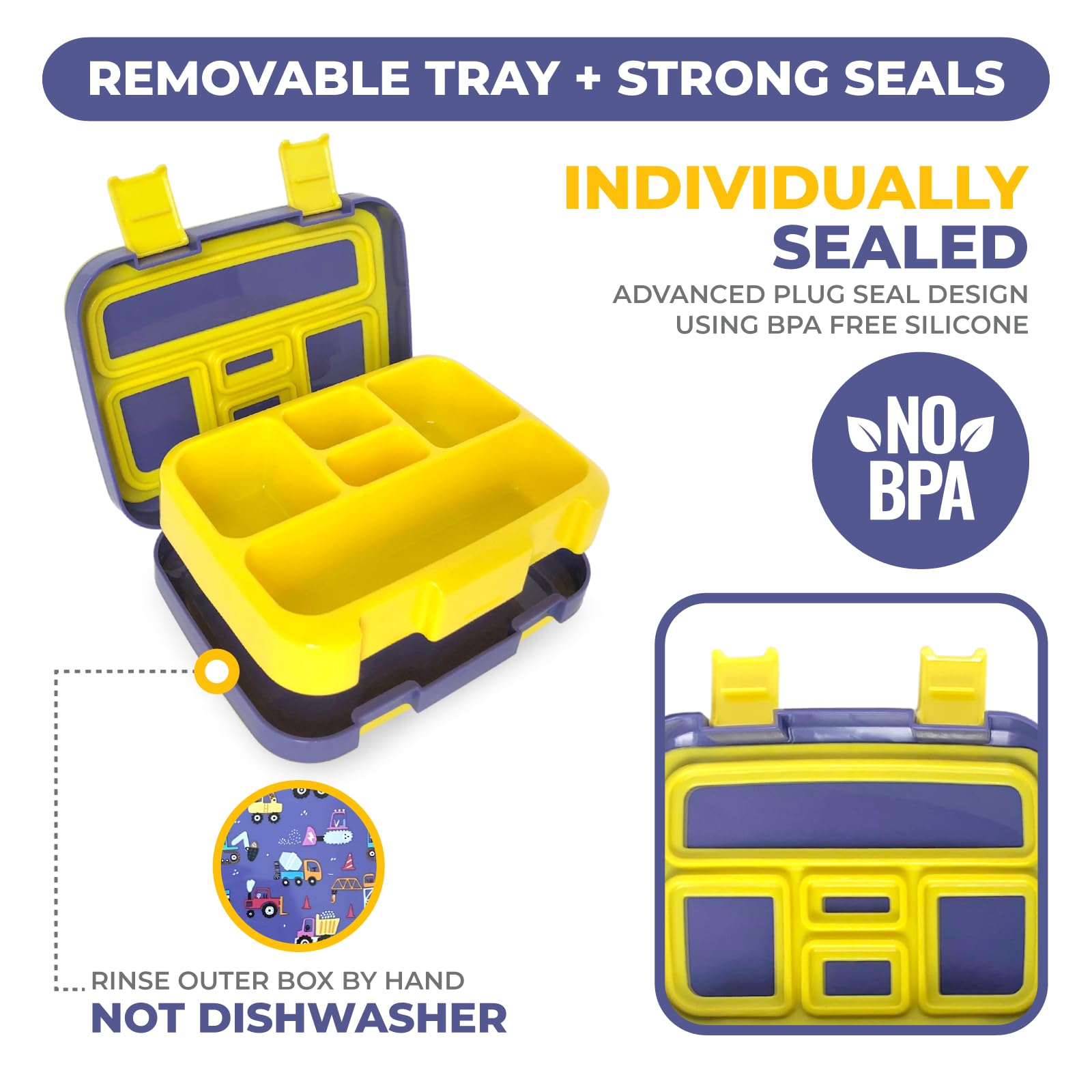 Kinsho Bento Box BPA-free materials ensure safe lunch prep.