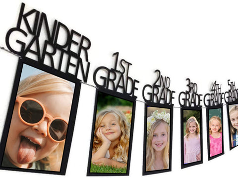 Kinylakor Graduation Banner 4x6 photo layout with bordered memories.