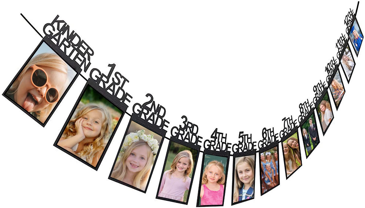 Kinylakor 5x7 graduation banner display for year-by-year memories